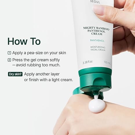 PURITO Post-Acne Moisturizer Mighty Bamboo Panthenol Cream (100ml)