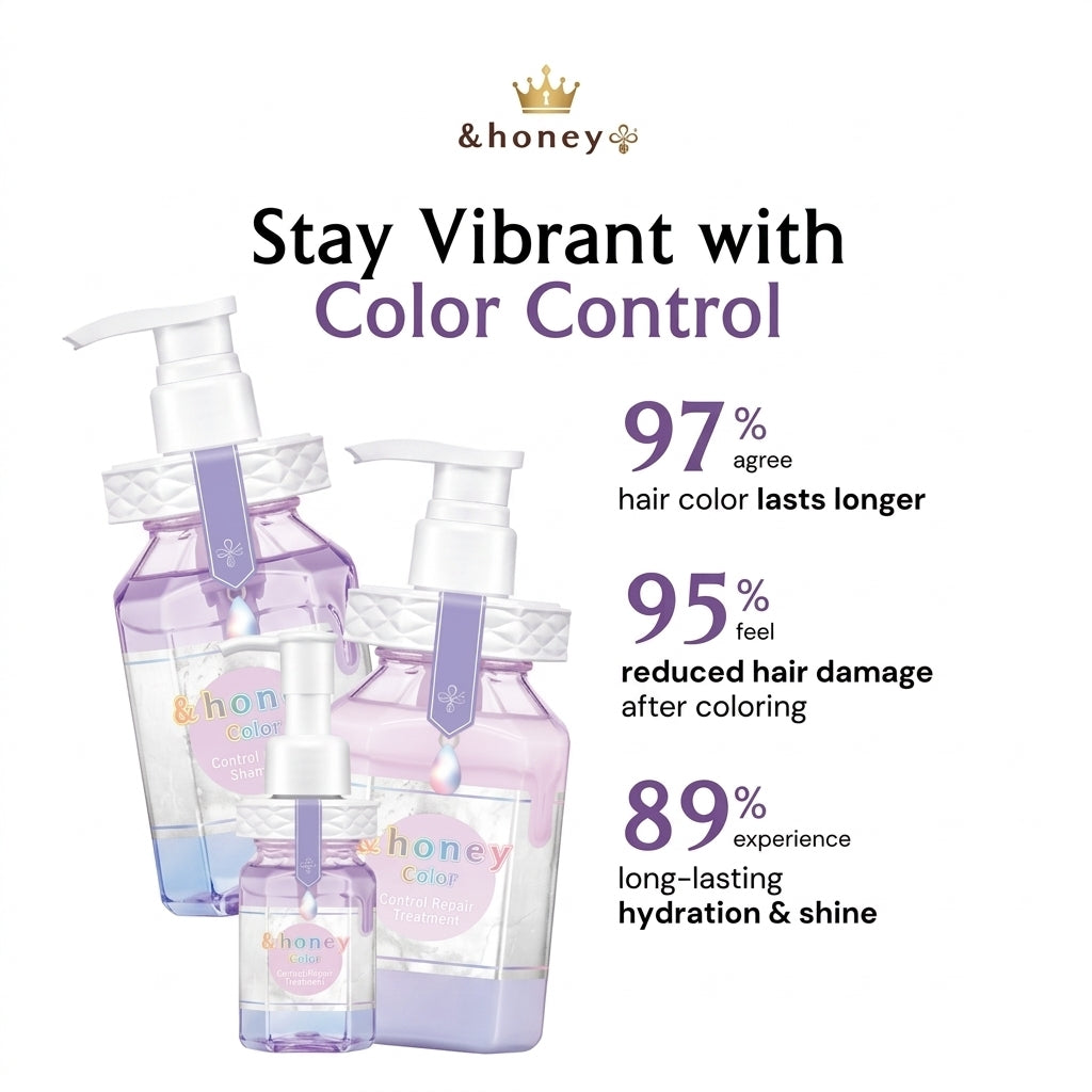 &honey color control repair shampoo 440ml