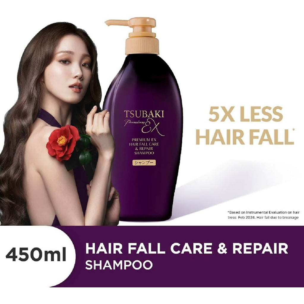Tsubaki Premium EX Hair Fall Care & Repair Shampoo 450ml