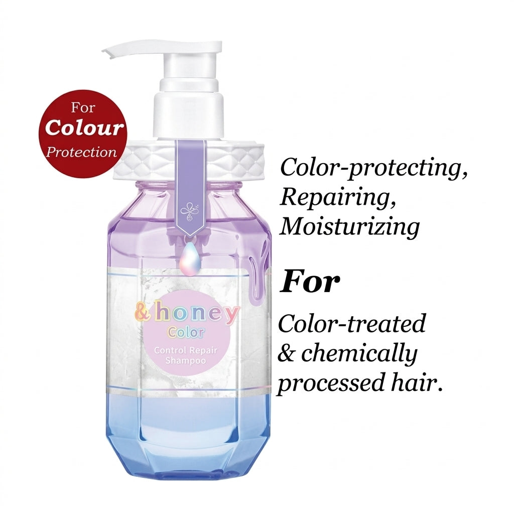 &honey color control repair shampoo 440ml