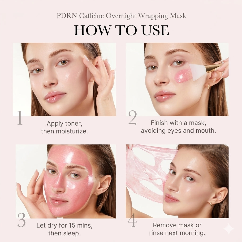 Medicube PDRN Pink Caffeine Night Wrapping Mask 75ml