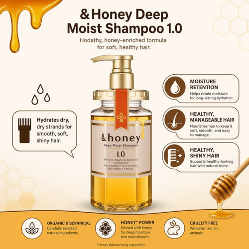 &honey Deep Moist Shampoo Step 1.0