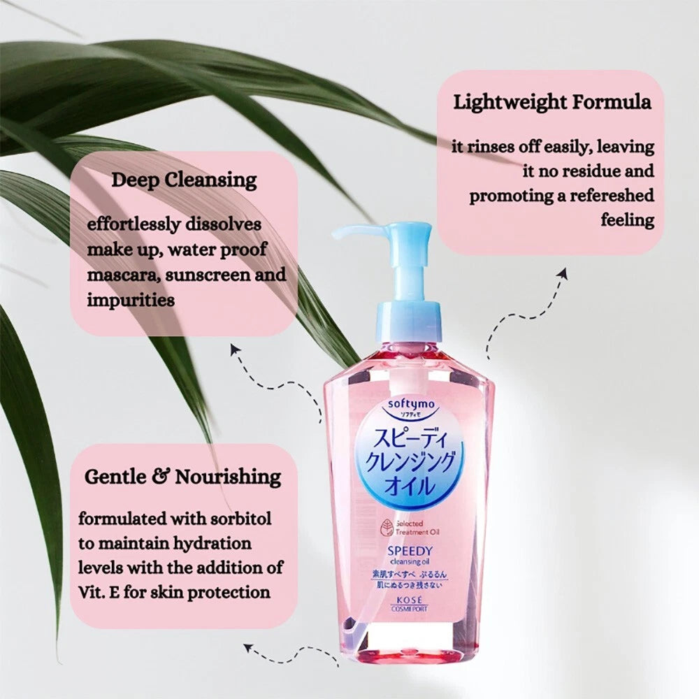 Kose Softymo Speedy Cleansing Oil (230ml)
